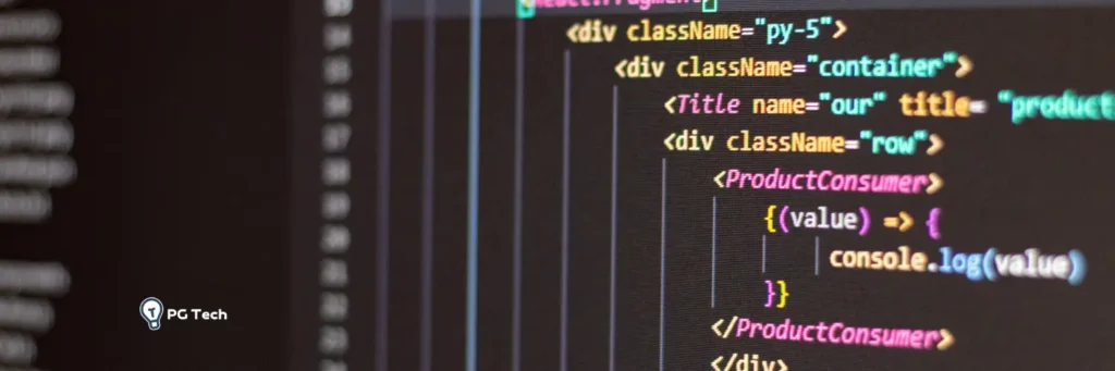 Tela de desenvolvimento mostrando o que é programação